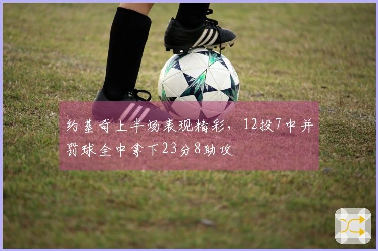 约基奇上半场表现精彩，12投7中并罚球全中拿下23分8助攻